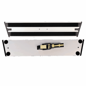 Fremfører i alu og sort